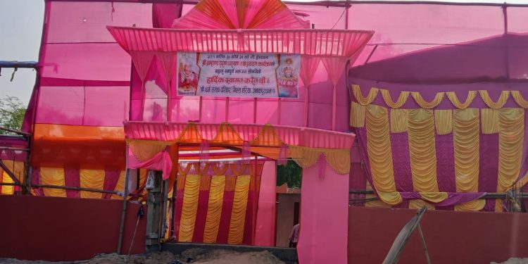 क्षिरेश्वरनाथको पर्सा गाउँमा श्री ब्रम्हाण्ड पुराण परायण तथा प्रवचनको आयोजना