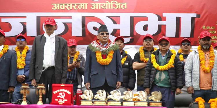 यो सरकार केपी ओली नेतृत्वको सरकार छैन : प्रचण्ड