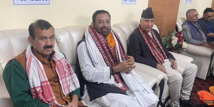 नेपालको ऋण लिने सामर्थ्य छैन, चीनबाट अनुदान लिने हो : पूर्वप्रधानमन्त्री  देउवा