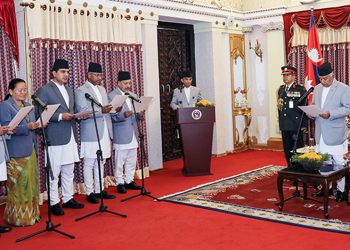 राष्ट्रपति पौडेलले पाँच देशको राजदूतलाई गरायो शपथ