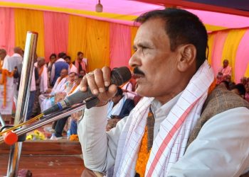 नेकपा एमालेको बृहत जनसभा : मेयर सुखदेव यादवले पार्टीकोभूमिकाबारे प्रकाश पार्दै