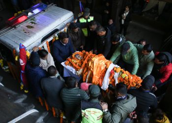 कामपाका प्रथम मेयर पिएलको पार्थिव शरीर अन्तिम यात्रा