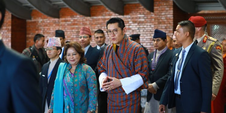 भुटानका राजा काठमाडौंमा