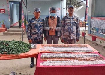 वीरगञ्जमा लागूऔषधसहित एक जना पक्राउ