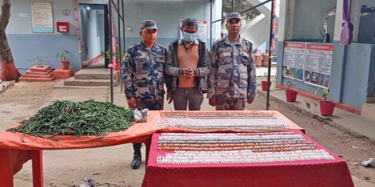 वीरगञ्जमा लागूऔषधसहित एक जना पक्राउ