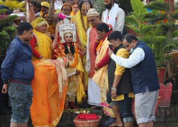 विवाहपञ्चमी महोत्सव : आज पाँचौं दिन जानकीको मटकोर