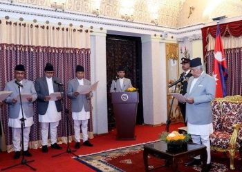 चार देशका लागि नवनियुक्त राजदूतहरुले लिए शपथ