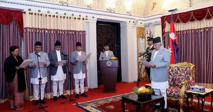 चार देशका लागि नवनियुक्त राजदूतहरुले लिए शपथ