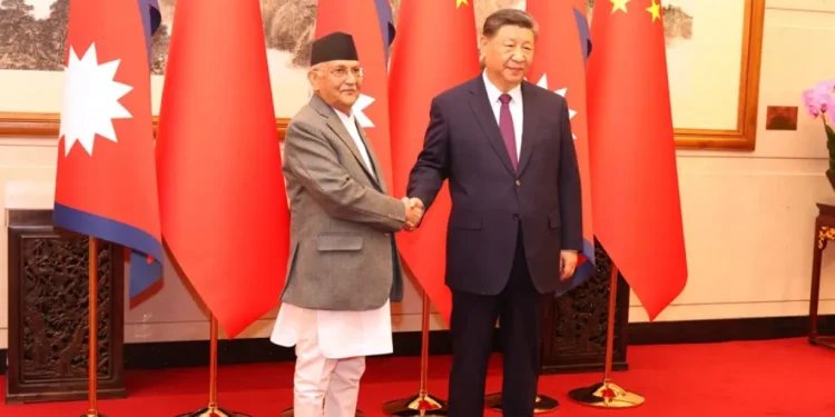 ओलीले चिनियाँ राष्ट्रपतिलाई शुभकामना