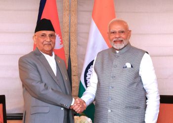 प्रधानमन्त्री ओलीले दिए नरेन्द्र मोदीलाई बधाई