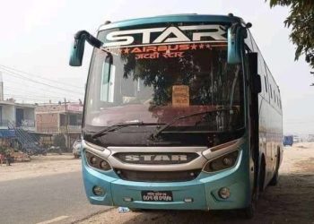 काठमाडौंबाट धनुषा आउदैई गरेको बसमा एक जना मृत यात्रु भेटिए