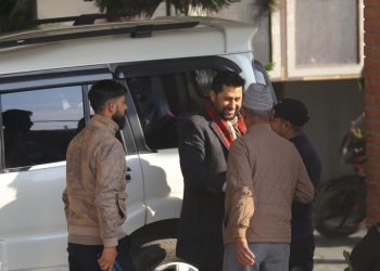 रवि लामिछाने पुगे काठमाडौँ जिल्ला अदालत