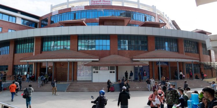 राहदानी विभागले थप्यो पासपोर्ट छाप्न आवेदन दिनेको समय