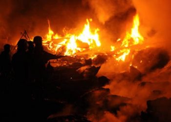 एक वर्कसपमा आगलागी हुँदा ७ लाखको क्षति