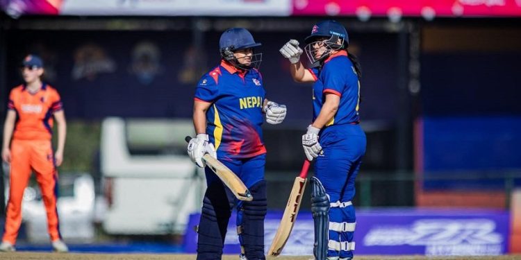 टस जितेर पुजाको पहिलो अर्धशतक नेदरल्याण्डलाई १४६ रनको लक्ष्य