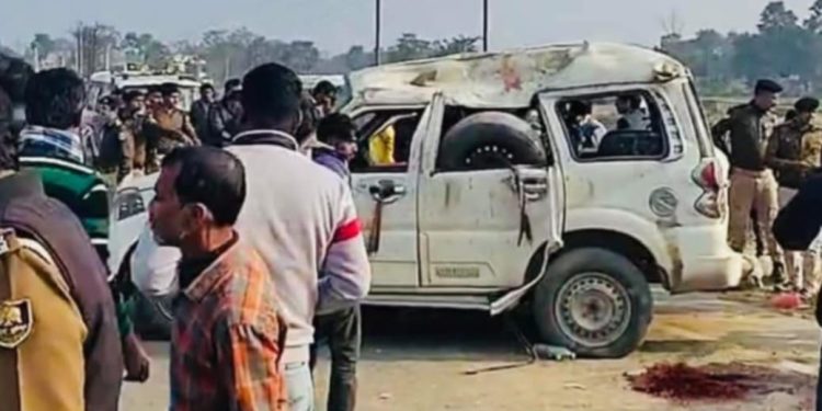महाकुम्भ मेलाबाट फर्किरहेको गाडी दुर्घटना, ५ नेपालीको मृत्यु, ४ घाइते