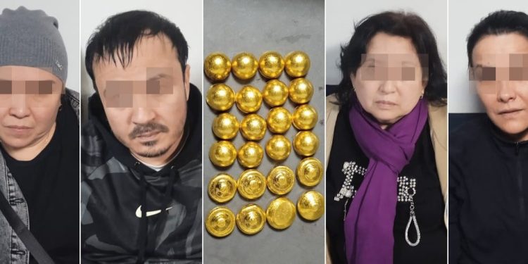 मलबाट भेटिए ४ किलो सुन बरामद, उज्वेकिस्तानका ४ जना पक्राउ