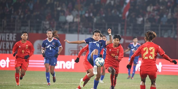 नेपाल म्यानमारसँग पराजित