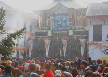 महाशिवरात्रिमा पशुपतिमा दर्शन गर्नेको भिड