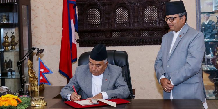 राष्ट्रपति पौडेलले गरे चारवटा विधेयक प्रमाणीकरण