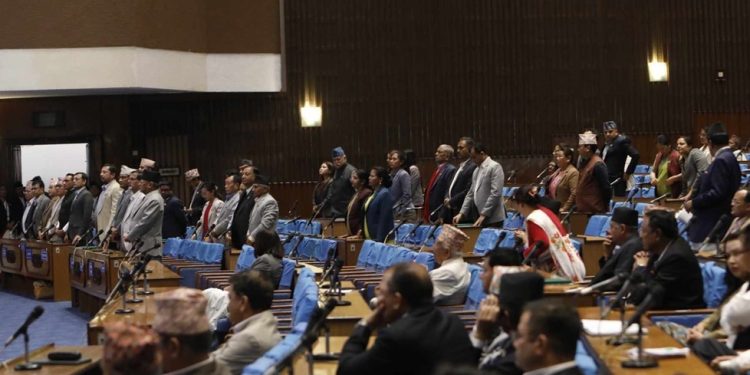 विपक्षीको अवरोधपछि प्रतिनिधिसभाको बैठक स्थगित