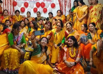 सखीबहिनपा टिमले जनकपुरमा मनायो होली उत्सव