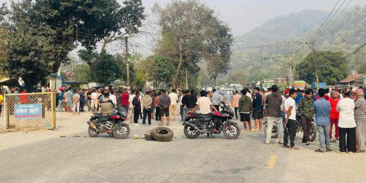 बसको ठक्करबाट एक युवकको मृत्यु