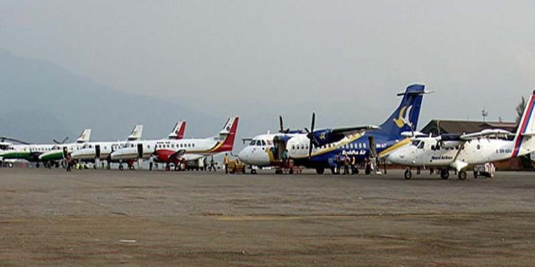 पोखराको उडान ठप्प : वायु पदूषण रेड जोनझमा