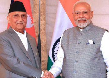 प्रधानमन्त्री ओली र भारतीय प्रधानमन्त्री मोदीबीच आज भेटवार्ता