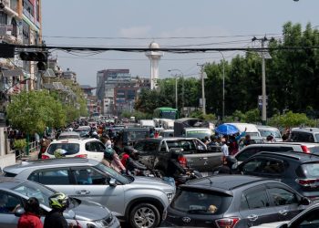काठमाडौंको ट्राफिक अस्तव्यस्त