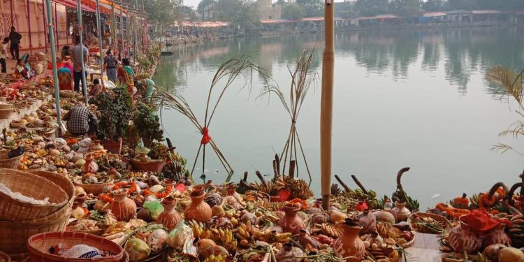 मिथिलाञ्चल क्षेत्रमा आज चैती छठ पर्व मनाइँदै