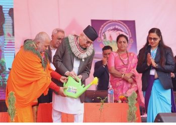 प्रधानमन्त्री ओलीले गरे पाणिनी तपोभूमि सम्मेलनको उद्घाटन