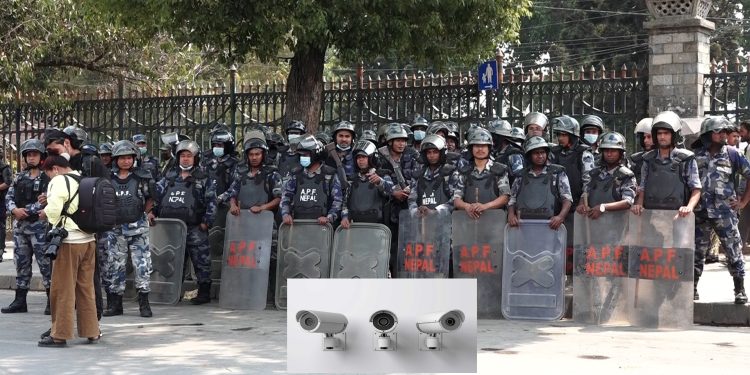 राप्रपाको प्रदर्शनमा सीसी क्यामेरा र ड्रोनबाट निगरानी हुने