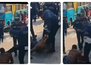 ट्राफिक प्रहरीबाट सर्वसाधारणलाई निर्घात कुटपिट, भिडिओ भाईरल