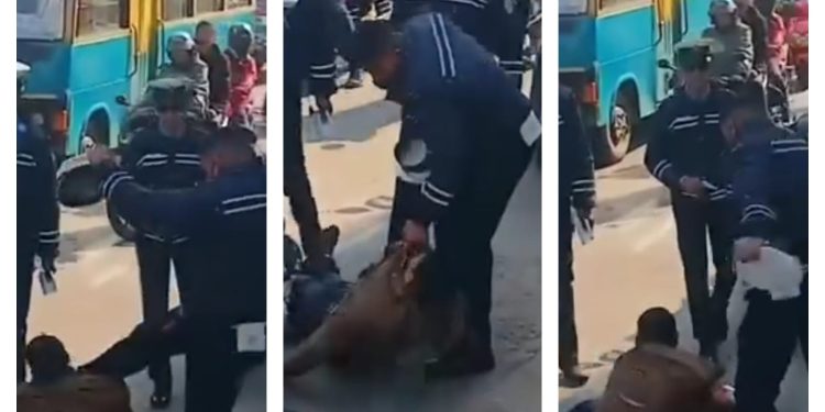 ट्राफिक प्रहरीबाट सर्वसाधारणलाई निर्घात कुटपिट, भिडिओ भाईरल