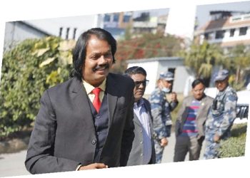 जनमत पार्टीका राष्ट्रिय अध्यक्ष डा.सीके राउत आइतबार भैरहवा जादैं