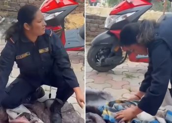 एक महिलाले प्रहरीको सहयोगमा जन्माइयो बच्चा