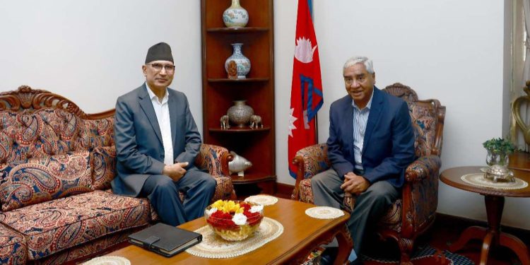 आगामी बजेटबारे अर्थमन्त्री पौडेलले गरे कांग्रेस सभापति देउवासँग परामर्श