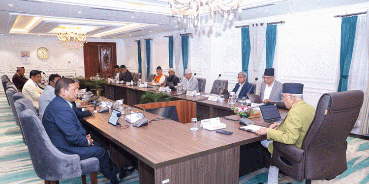 आज साँझ मन्त्रिपरिषद्को बैठक बस्दै