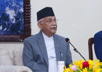 मिडियाले नेपाली भाषाको उचाई घटाए : प्रधानमन्त्री ओली
