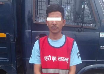 प्रहरी वृत्त स्वयम्भुबाट भागेका थुनुवा असनमा समातिए