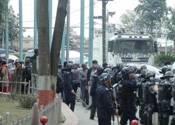 एमाले र राजावादीको प्रदर्शनका कारण काठमाडौंमा उच्च सुरक्षा सतर्कता