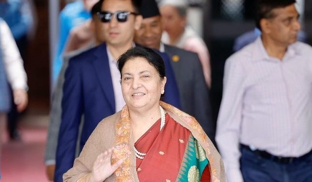 पूर्वराष्ट्रपति विद्यादेवी भण्डारी स्वदेश फिर्ता