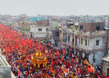 गहवामाई रथयात्रा’मा उर्लिए भक्तजन