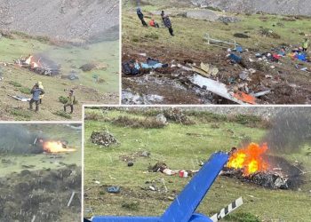 केदारनाथ जाँदै गरेको हेलिकप्टर दुर्घटना हुँदा ७ जनाको मृत्यु