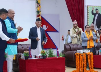 प्रधानमन्त्रीले गरे मधेसका ६४ सडक शिलान्यास
