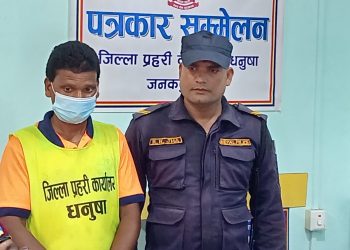 शहीदको शालिकमा चप्पल प्रहार गर्ने रतन महतो पक्राउ