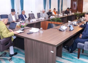 बालुवाटारमा मन्त्रिपरिषद्को बैठक जारी