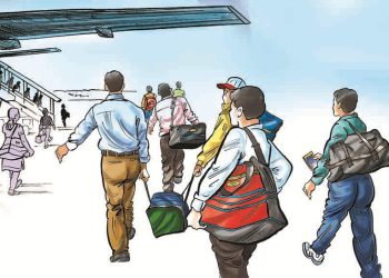 एक वर्षमा ८ लाख भन्दा बढि नेपालीले छोरे देश