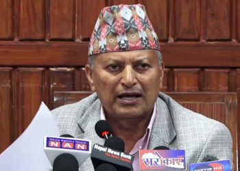 मन्त्री अधिकारीले पत्रकार सम्मेलनमा भने अडियो मेरो होइन